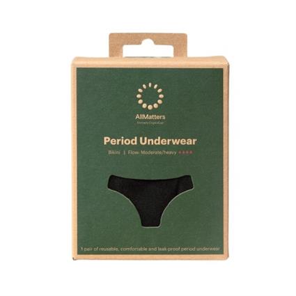 AllMatters Cueca Menstrual Bikini para Fluxo Moderado Size XL