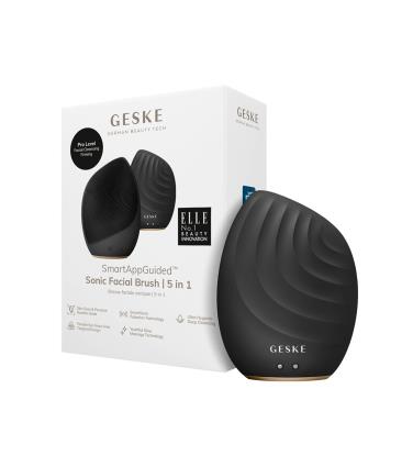 GESKE - Sonic Escova massageadora e limpeza facial 5 em 1 - Ouro Preto