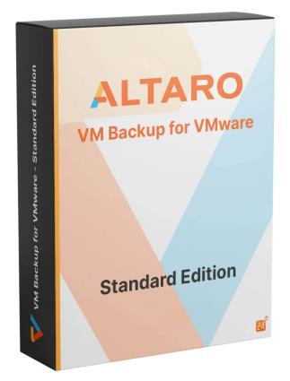 Altaro VM Backup for VMware - Standard Edition Nova aquisição 1 Ano Manutenção