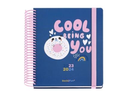 Agenda Escolar A5 Diaria Espiral MIQUELRIUS Back2Fun Cool Being You 2023/24 Mr26592