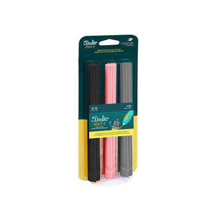 3DOODLER Filamentos para Caneta 3D Start+ Color Pop, Plástico, 75 Unidades