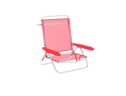 Cadeira de Campismo Acolchoada MARBUENO (Coral 63 x 76 x 78 cm)