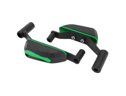 Par de Amortecedores de Proteção Do Motor em Alumínio AVOC Kawasaki 900 Z900 Cnc Anodise