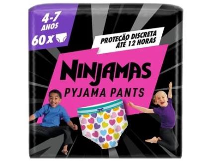 Fraldas DODOT Ninjamas Coração T7 (60 Unidades)
