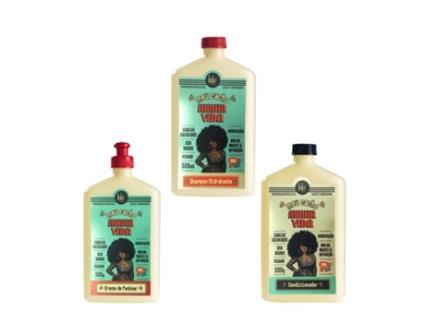 Kit Lola Cosmetics Meu Cacho Minha Vida Shampoo Condicionador e Creme de Pentear LOLA COSMETICOS