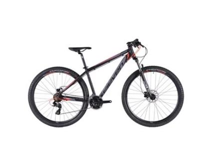 Bicicleta ELEVEN Vortex 1.0 29 17 Al Preto Mate Vermelho Neon