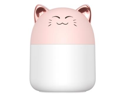 Umidificador TRUMTW Bunny M8 Umidificador Cute Cat-Rosa