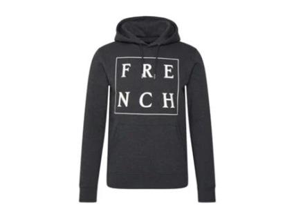 Casaco Unissexo LES PETITS BASICS Capuz Épicurien Algodão Orgânico Cinzento (S)