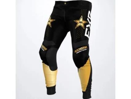 Calças de Homem FXR Motocross Podium Rockstar Preto (34)