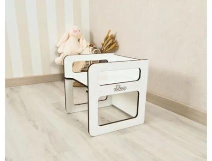 Mesa Cubo Multifuncional Montessori M para O Desenvolvimento Infantil