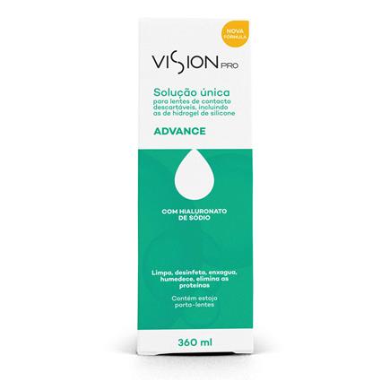 Líquido Limpeza Lentes Contacto Descartáveis Vision Pro