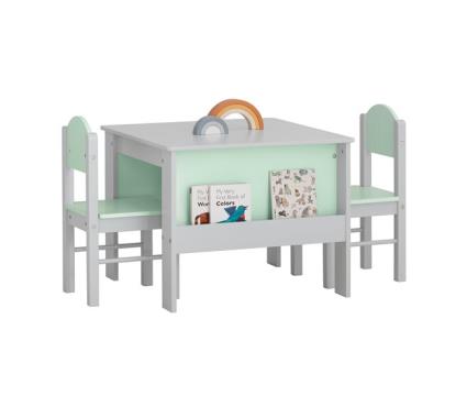 Conjunto de cadeiras de mesa infantil móveis sobuy kmb88-hg