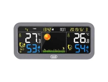 Estação Meteorológica Multifunções Trevi 3P20 RC Cinzento 6,3'