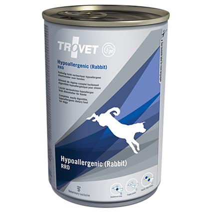 Comida húmida Trovet Hypoallergenic RRD Coelho 400 g