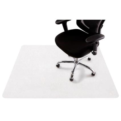 Tapete para cadeira, retangular, 1200 mm x 1500 mm, pavimento duro, policarbonato 100% reciclável, transparente