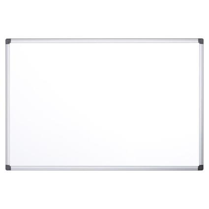 Quadro branco Maya com superfície de aço lacado, moldura de alumínio, 1200 x 900 mm