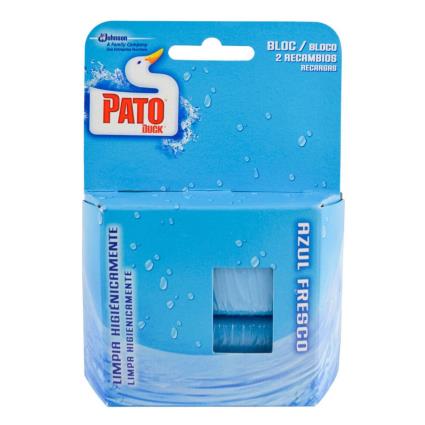 Bloco Sanitário, Recarga Azul, 2 x 40 g