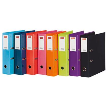 Pasta Arquivo Lisa Lombada Estreita Laranja 10 Unidades