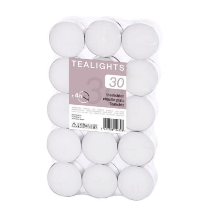 Vela Tealight, Branco
