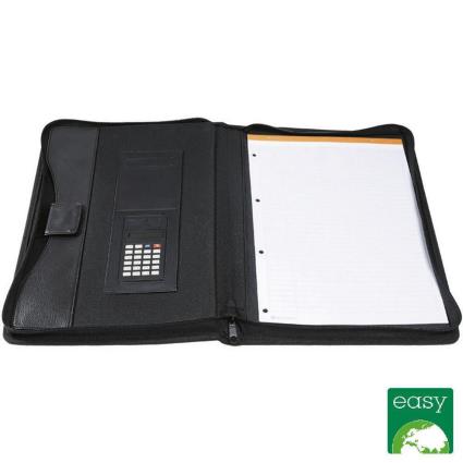Pasta para conferências Exawallet Exactive® com fecho e suporte para bloco de notas, 340 x 250 x 30 mm, polipropileno, preto