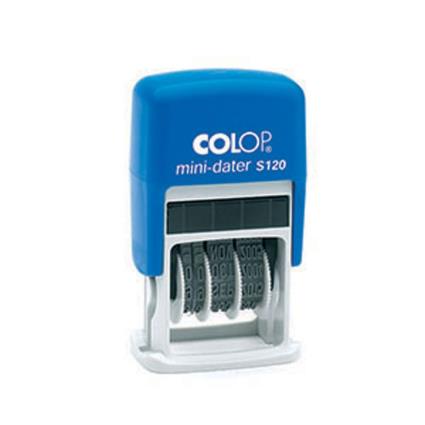 Mini-Datador S 120, Auto-Tintado, Altura da Data de 3,8 mm