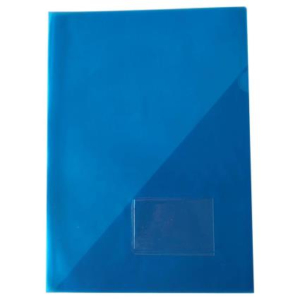Classificador Triângulo, A4, PVC, Azul
