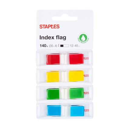 Separadores de índice pequenos, 11 x 43 mm, várias cores