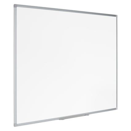 Quadro branco Maya, Magnético, Superfície de Aço Esmaltado, Moldura de Alumínio Cinzento, 1200 x 900 mm