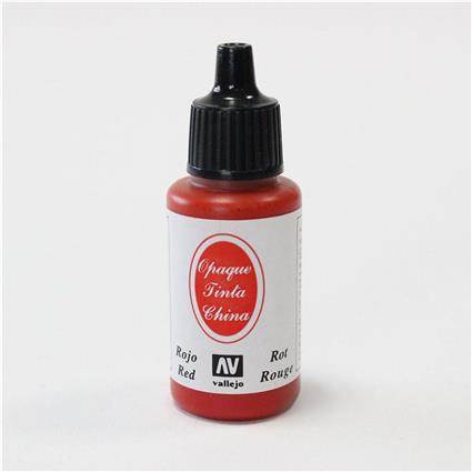 Tinta da China Opaca, 17 ml, Vermelho