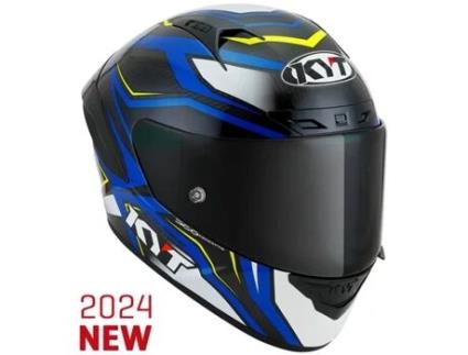 Capacete de Motociclista de Rosto Inteiro KYT Nz Race Carbon Stride