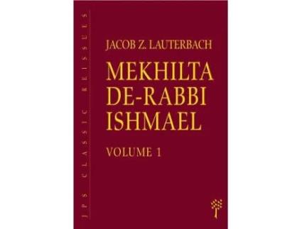Livro mekhilta de-rabbi ishmael, 2-volume set de translated by jacob z lauterbach , foreword by david m stern (inglês)