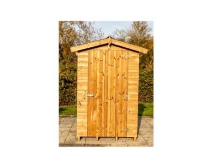 Abrigo de Madeira Termoaquecido 1,34 M² Marrom Dourado The1212.01N HABRITA