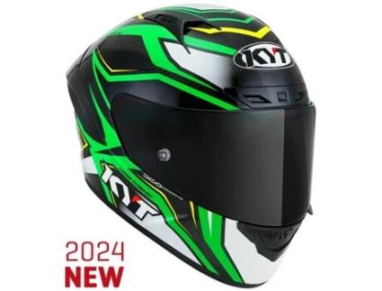 Capacete de Motociclista de Rosto Inteiro KYT Nz Race Carbon Stride