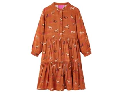 Vestido Animais de Estimação de Criança VIDAXL Estampa Vida Xl 92.0 Castanho (92)