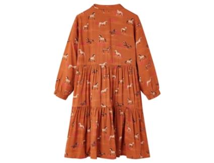 Vestido Animais de Estimação de Criança VIDAXL Estampa Vida Xl 116.0 Castanho (116 cm)