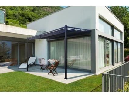 Pérgola/Gazebo de Parede CAZEBOO Noosa 400L300 Cinzento Antracite