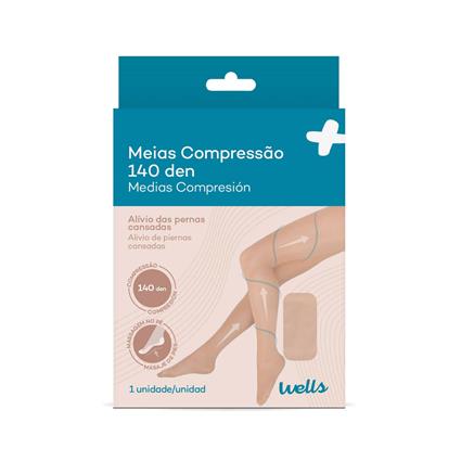 Collants de Descanso Alívio e Prevenção Bege Wells M