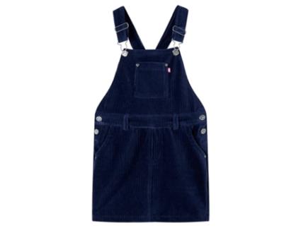 Vestido de Criança VIDAXL Peitilho Vida Xl Bombazina 116.0 Azul (116 cm)