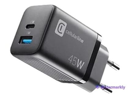 Carregador Gan Portas Pd CELLULARLINE Preto