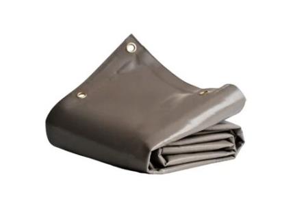 Lona para Lenha 6X8 M Taupe Qualidade 8 Anos TECPLAST 640Bo Lona de Proteção em Pvc Impermeável para Lenha
