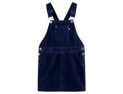 Vestido de Criança VIDAXL Peitilho Vida Xl Bombazina 104 Azul (104 cm)