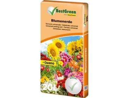 Substrato para Plantas de Varanda E Gerânios Bestgreen FLORAGARD 20 Litros