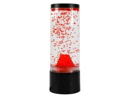 Lâmpada de Lava ITOTAL Redonda 10,5 X 30 Cm Vermelho