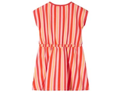 Vestido Cordão de Criança VIDAXL Vida Xl Riscas Estampado Rosa (92)