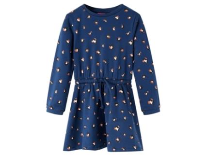 Vestido de Criança VIDAXL Comprida Vida Xl 140.0 Azul (140 cm)