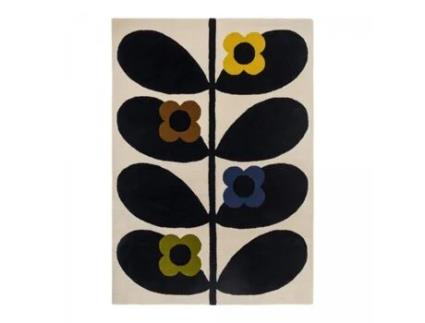 Tapete de Sala Wild Rose Preto 200X280 ORLA KIELY