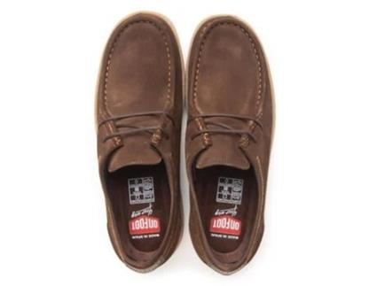 Sapatos de Homem ON FOOT Conforto Pé Castanho (40)