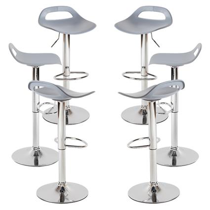 Presentes Miguel - Pack 6 Bancos Dok - Cinza claro