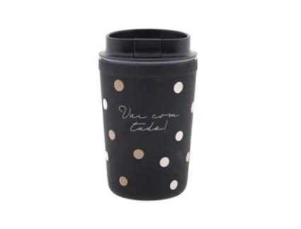 Copo Termico LOVELY STORY Dots 350Ml Vai com Tudo Vt2431Ng-Pt