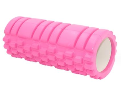 Rolo de Massagem MOBICLINIC Borracha de Espuma 14 X 33 Cm Versátil Leve Previne Lesões Rosa Chiclete Fitroller